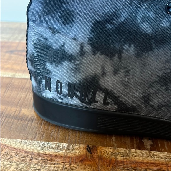 NOBULL Gray and Black High-Top Sneakers with Dyed Design, Men’s 8 - Picture 2 of 8